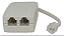 Micro Filtro Adsl Duplo Para Modem E Telefone . - Imagem 3