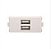 MODULO TOMADA USB DE PAREDE PIAL PLUS - Imagem 1