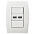 TOMADA USB PAREDE MASTER 01 - Imagem 1