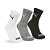 MEIA CANO MEDIO ESPORTIVA MASCULINA - KIT 3 PARES - Imagem 1