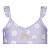 BIQUINI TOP C/ BABADO NAS ALCAS - INFANTIL - Imagem 1