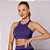 TOP COM RECORTE LATERAL E BOJO - FITNESS - Imagem 1