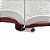 Bíblia Feminina com Ziper ARA Letra Grande capa Vermelho Escuro - Imagem 3