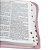Bíblia Feminina Letra Gigante RC capa Rosa com zíper - Imagem 2