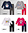 Conjunto Feminino Blusa Cotton Legging Peluciada 1/3 anos - Imagem 1