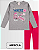 Conjunto Feminino Blusa Cotton Legging Peluciada 4/8 anos - Imagem 3
