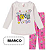 Conjunto Feminino Cotton Estampado Blusa Mullet 1/3 anos - Imagem 6