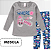 Conjunto Feminino Cotton Estampado Blusa Mullet 4/8 anos - Imagem 5
