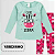 Conjunto Feminino Cotton Estampado Blusa Mullet 4/8 anos - Imagem 3