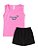 Conjunto Feminino de Cotton Regata Bordado com Short Saia Liso 1 a 8 anos Estampas Sortidas - Imagem 3