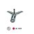 Suporte Eixo Lava e Seca LG WD-1403RD5, WD-1409FD, WD-1410RD5 - 4434ER1008A - Imagem 2
