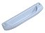 Puxador Embutido Porta Vidro expositor GELOPAR Branco 190x40mm  008129.02 - Imagem 2