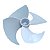 Helice do Refrigerador ELECTROLUX A96913601 DB52;DB52X;DB53;DB53X;DB83;DB83X;DB84;DB84S;DB84X;DF34;DF34A;DF35A;DF35X - Imagem 3