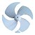 Helice do Refrigerador ELECTROLUX A96913601 DB52;DB52X;DB53;DB53X;DB83;DB83X;DB84;DB84S;DB84X;DF34;DF34A;DF35A;DF35X - Imagem 5