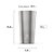 Copo Térmico de Cerveja e Chopp Electrolux Home Bar 560ml Inox A29534501 Original - Imagem 2