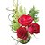 Arranjo de 3 Rosas Vermelhas no Vaso - Imagem 2