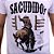 Camiseta Sacudido's - Historia Rodeio - Branco - Imagem 2