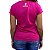 Camiseta Sacudido's Feminina - Logo Ondas - Pink - Imagem 3