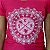 Camiseta SCD's Viscolycra Fem.- Renda - Pink - Imagem 2