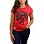 Camiseta BÃO NU MUNDO Feminina - Cavalo - Vermelho - Imagem 1