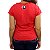 Camiseta BÃO NU MUNDO Feminina - Bandeira EUA - Vermelha - Imagem 4