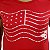 Camiseta BÃO NU MUNDO Feminina - Bandeira EUA - Vermelha - Imagem 2