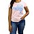 Camiseta BÃO NU MUNDO Feminina - COWGIRL - Rosa Candy - Imagem 1