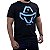 Camiseta Sacudido's - Logo Estilizado - Preto e Azul - Imagem 2