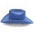 Chapéu Sacudido´s - Pipoco Azul - Algodão Proteção Solar - Imagem 5