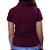 Camiseta Polo Feminina Sacudido's - Vinho - Imagem 3