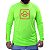 Camiseta Manga Longa Sacudido´s Masculina - Proteção Solar - Verde Neon - Imagem 1