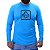 Camiseta Manga Longa Sacudido´s Masculina - Proteção Solar - Azul - Imagem 1