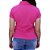 Camiseta Polo Feminina Sacudido's - Pink - Imagem 4