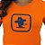Camiseta SCD Plastisol Feminina - Logo Quadrado - Laranja - Imagem 3
