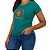Camiseta SCD Plastisol Feminina - Logo Quadrado - Verde Jade - Imagem 2