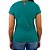 Camiseta SCD Plastisol Feminina - Logo Quadrado - Verde Jade - Imagem 5
