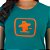 Camiseta SCD Plastisol Feminina - Logo Quadrado - Verde Jade - Imagem 3