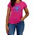 Camiseta SCD Plastisol Feminina - Logo Quadrado - Rosa Pink - Imagem 1