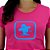 Camiseta SCD Plastisol Feminina - Logo Quadrado - Rosa Pink - Imagem 3