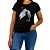 Camiseta SCD Plastisol Feminina - Rosto Cavalo - Preto - Imagem 1