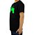 Camiseta Plastisol Infantil Sacudido's - Trator - Preto e Verde Neon - Imagem 2