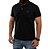 Camiseta Polo Sacudido's - Preto c/ Verde Musgo - Imagem 2