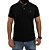 Camiseta Polo Sacudido's - Preto c/ Verde Musgo - Imagem 1