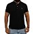 Camiseta Polo Sacudido's - Preto c/ Cinza Boss - Imagem 1