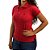 Camiseta Polo Feminina Sacudido's - Vermelho - Imagem 2