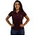 Camiseta Polo Feminina Sacudido's - Vinho - Imagem 4