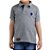 Camiseta Polo Infantil Unissex Sacudido's - Cinza - Imagem 1