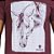 Camiseta Sacudido's - Cavalo Estilizado - Vinho Me - Imagem 3