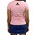 Camiseta Sacudido's Feminina Cavalo Desenho - Rosa - Imagem 5