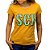 Camiseta Sacudido's Feminina SCD - Mostarda - Imagem 1